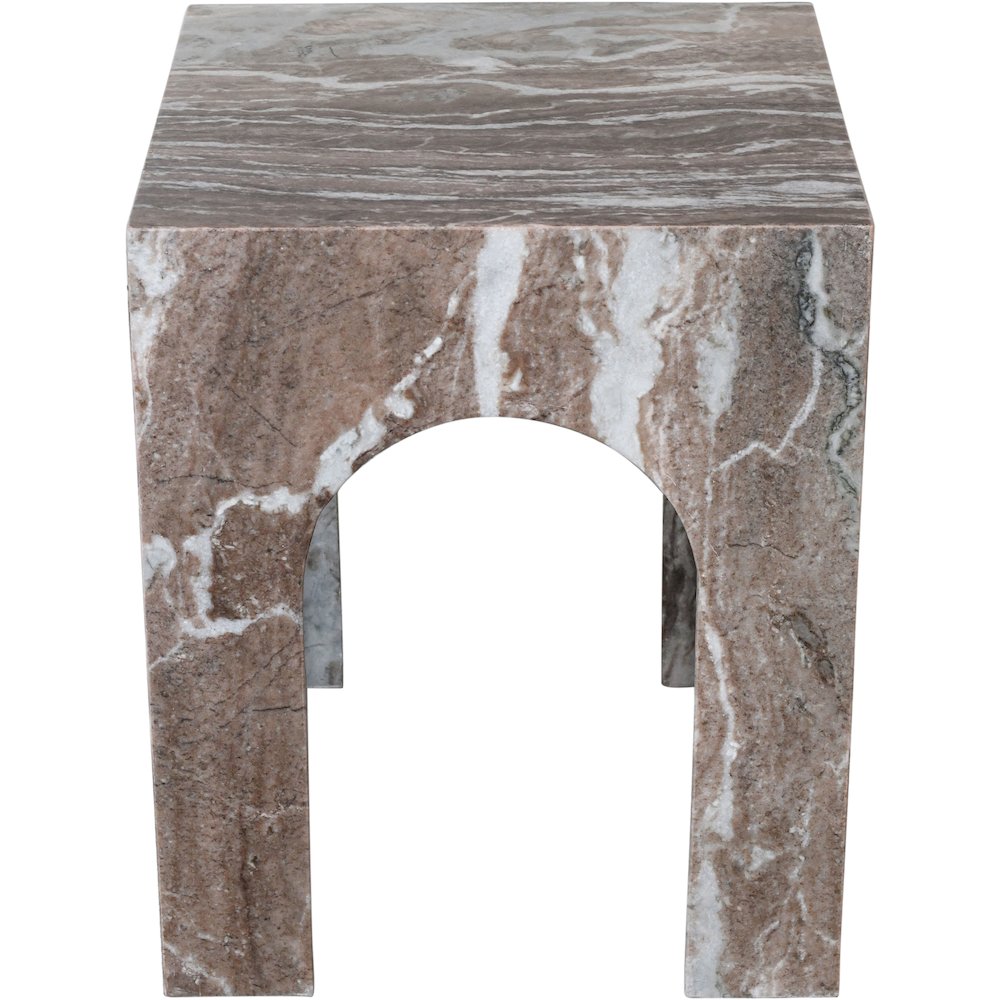 Palermo Brown Marble End Table