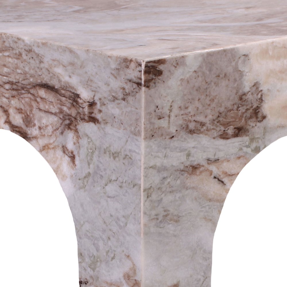 Palermo Brown Marble End Table
