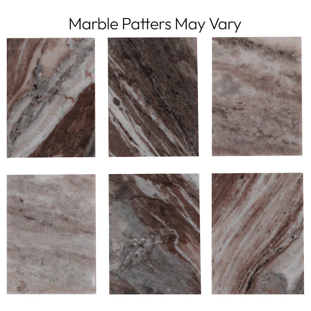 Palermo Brown Marble End Table