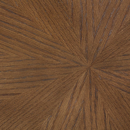 Dahlia 60" Brown Oak Veneer Dining Table