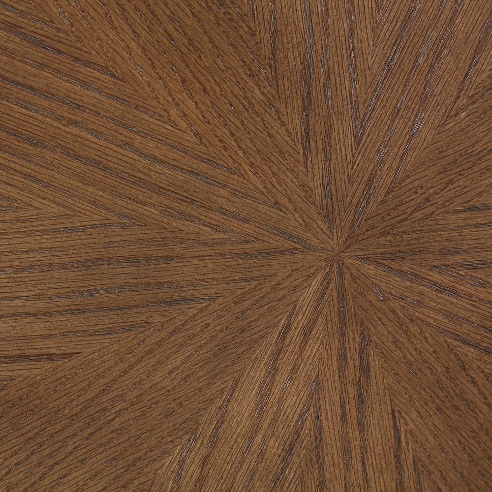 Dahlia Brown Oak Veneer End Table