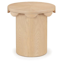 Dahlia Natural Oak Veneer End Table