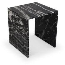 Pienza Black Marble End Table