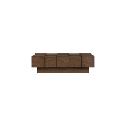 Anzio Brown Oak Veneer Coffee Table