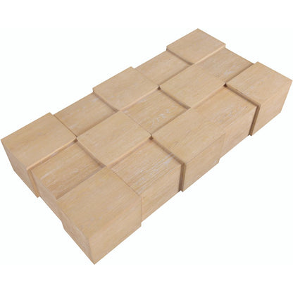 Anzio Natural Oak Veneer Coffee Table