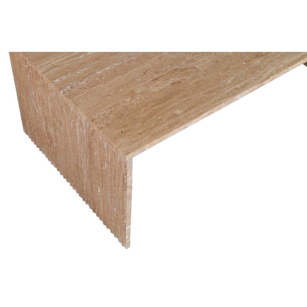 Pienza Beige Travertine Coffee Table