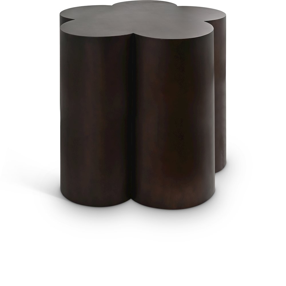 Lucky Brown Iron End Table