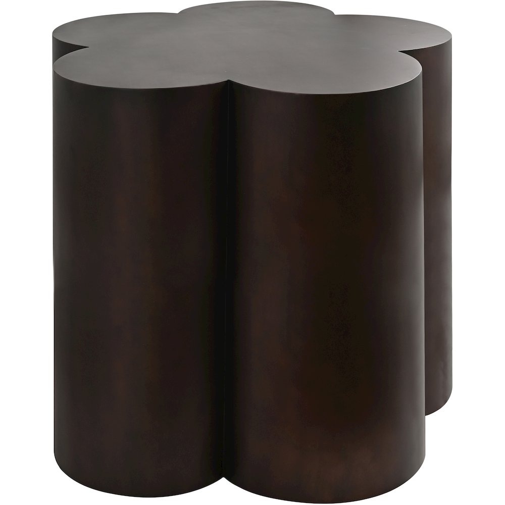 Lucky Brown Iron End Table