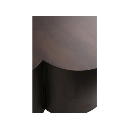 Lucky Brown Iron End Table