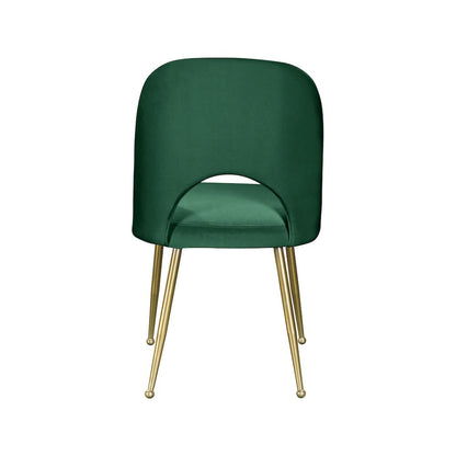 Logan Green Velvet Dining Chair, Set of 2
