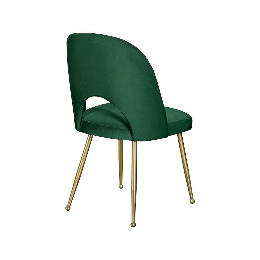 Logan Green Velvet Dining Chair, Set of 2