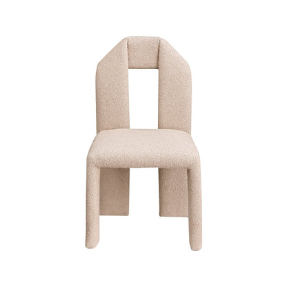 Bennett Beige Boucle Fabric Dining Chair, Set of 2