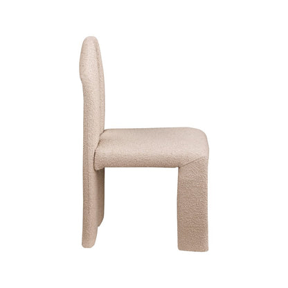 Bennett Beige Boucle Fabric Dining Chair, Set of 2