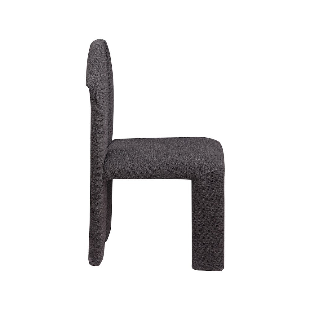 Bennett Brown Boucle Fabric Dining Chair, Set of 2