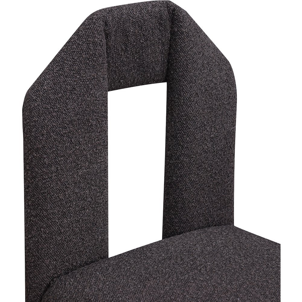 Bennett Brown Boucle Fabric Dining Chair, Set of 2