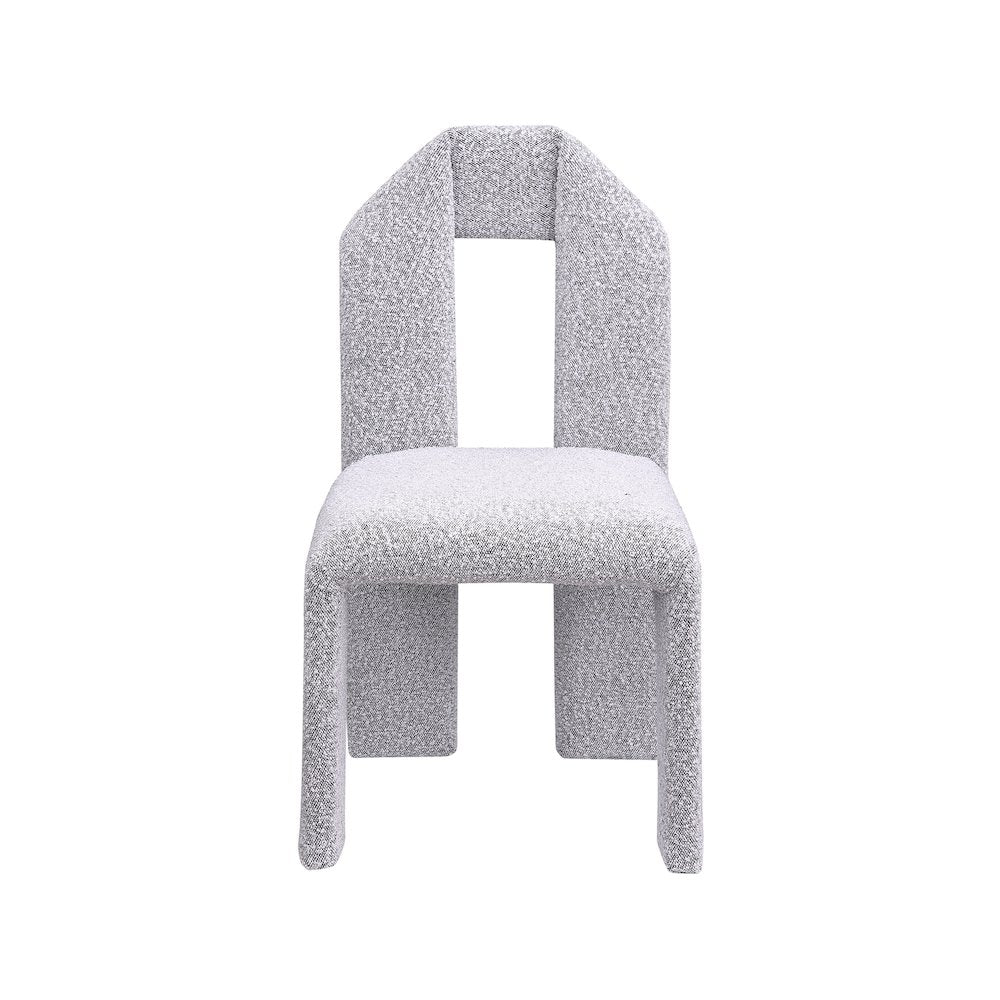 Bennett Grey Boucle Fabric Dining Chair, Set of 2