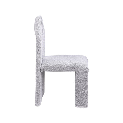 Bennett Grey Boucle Fabric Dining Chair, Set of 2