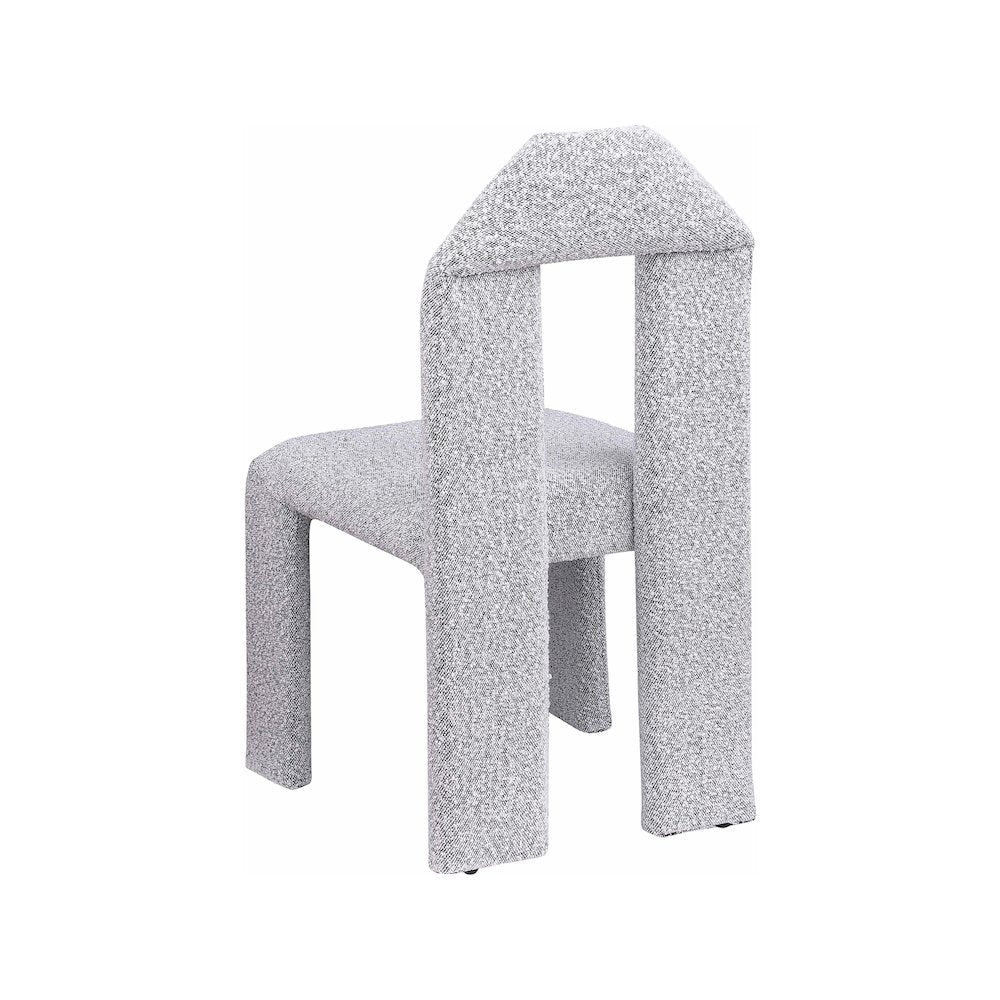Bennett Grey Boucle Fabric Dining Chair, Set of 2