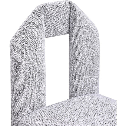 Bennett Grey Boucle Fabric Dining Chair, Set of 2