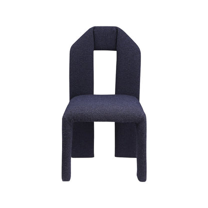 Bennett Navy Boucle Fabric Dining Chair, Set of 2