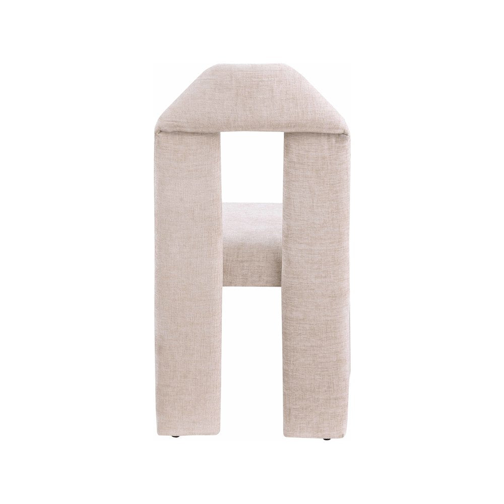 Bennett Beige Chenille Fabric Dining Chair, Set of 2