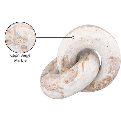 Knot Beige Marble Decorative Knot
