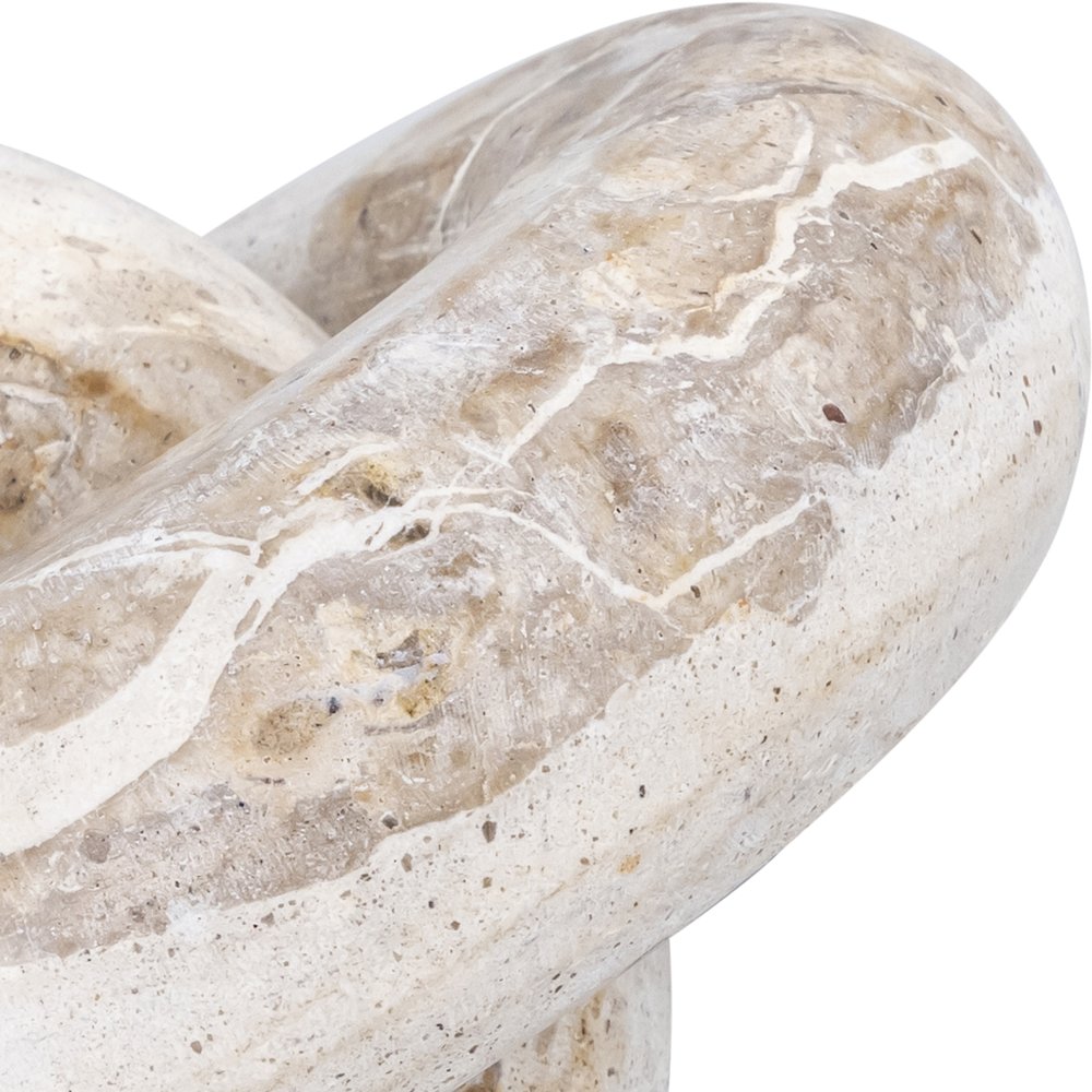 Knot Beige Marble Decorative Knot