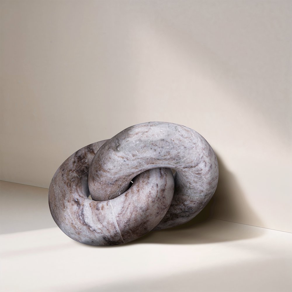Knot Brown Marble Decorative Knot