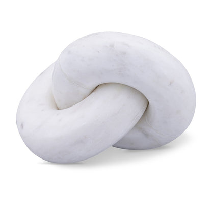Knot White Marble Decorative Knot