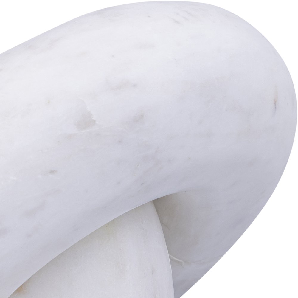 Knot White Marble Decorative Knot