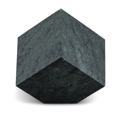 Block Green Marble Decorative Cube