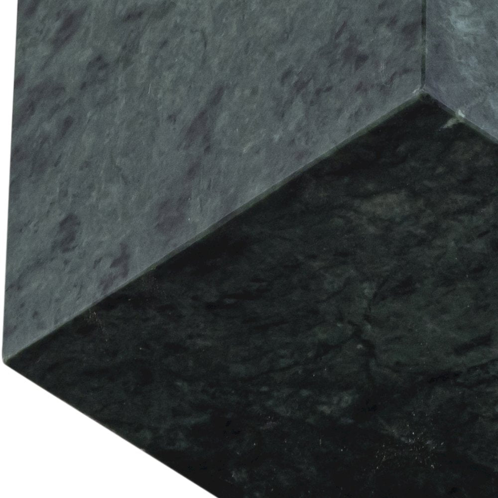 Block Green Marble Decorative Cube
