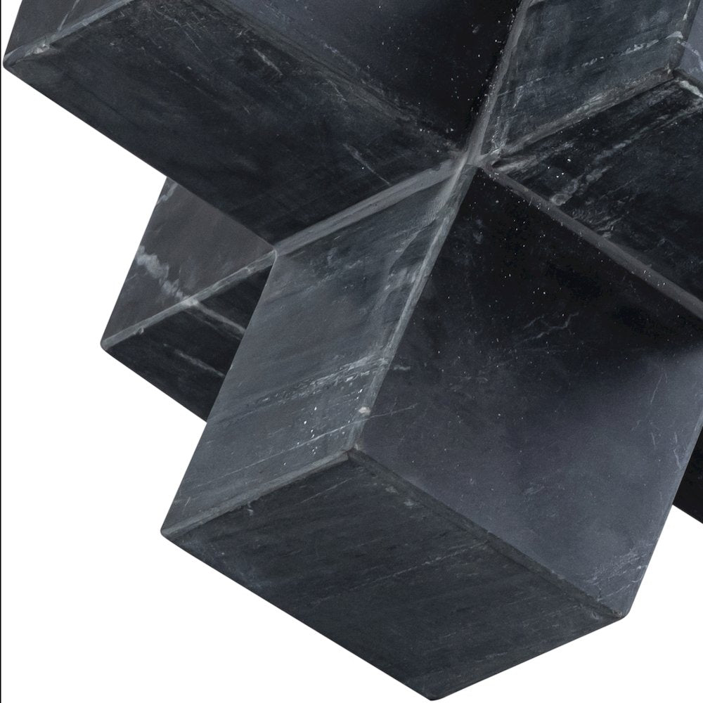 Jack Black Marble Decorative Jack Object