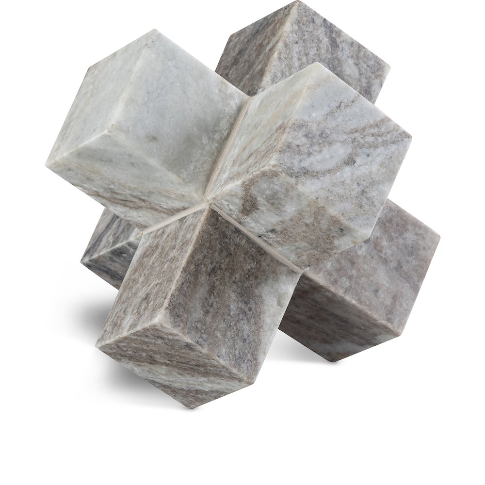 Jack Brown Marble Decorative Jack Object
