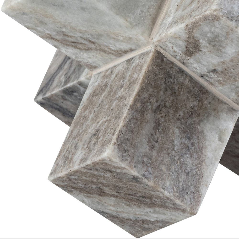 Jack Brown Marble Decorative Jack Object