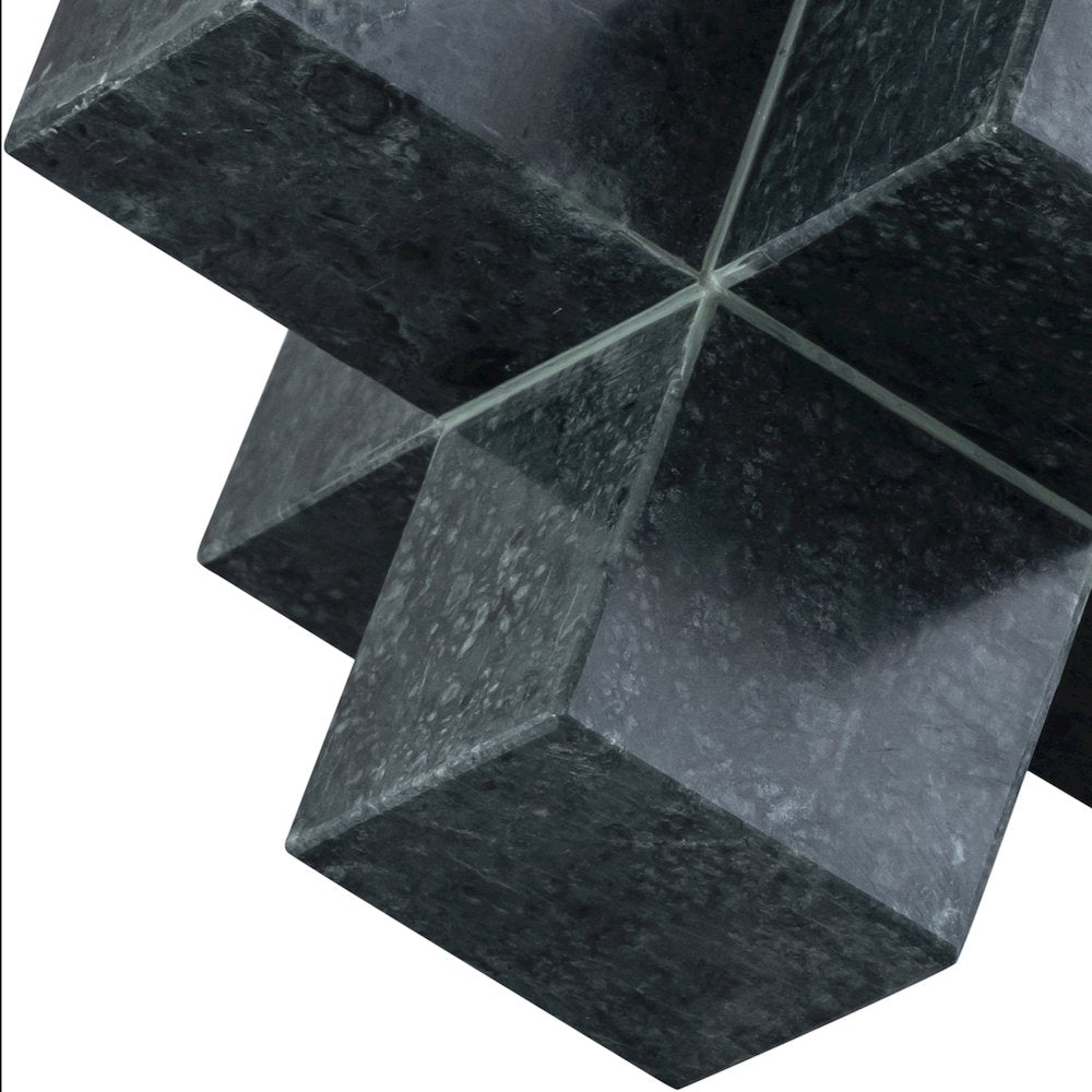 Jack Green Marble Decorative Jack Object