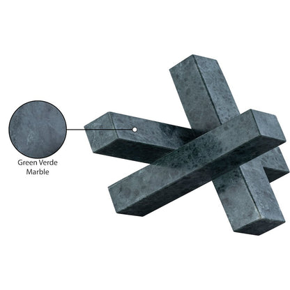 Stix Green Marble Decorative Object