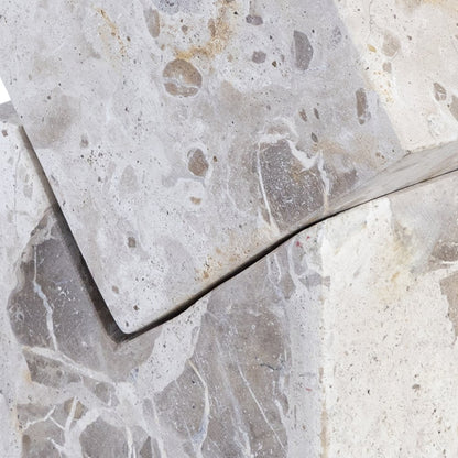 Quad Beige Marble Decorative Cube