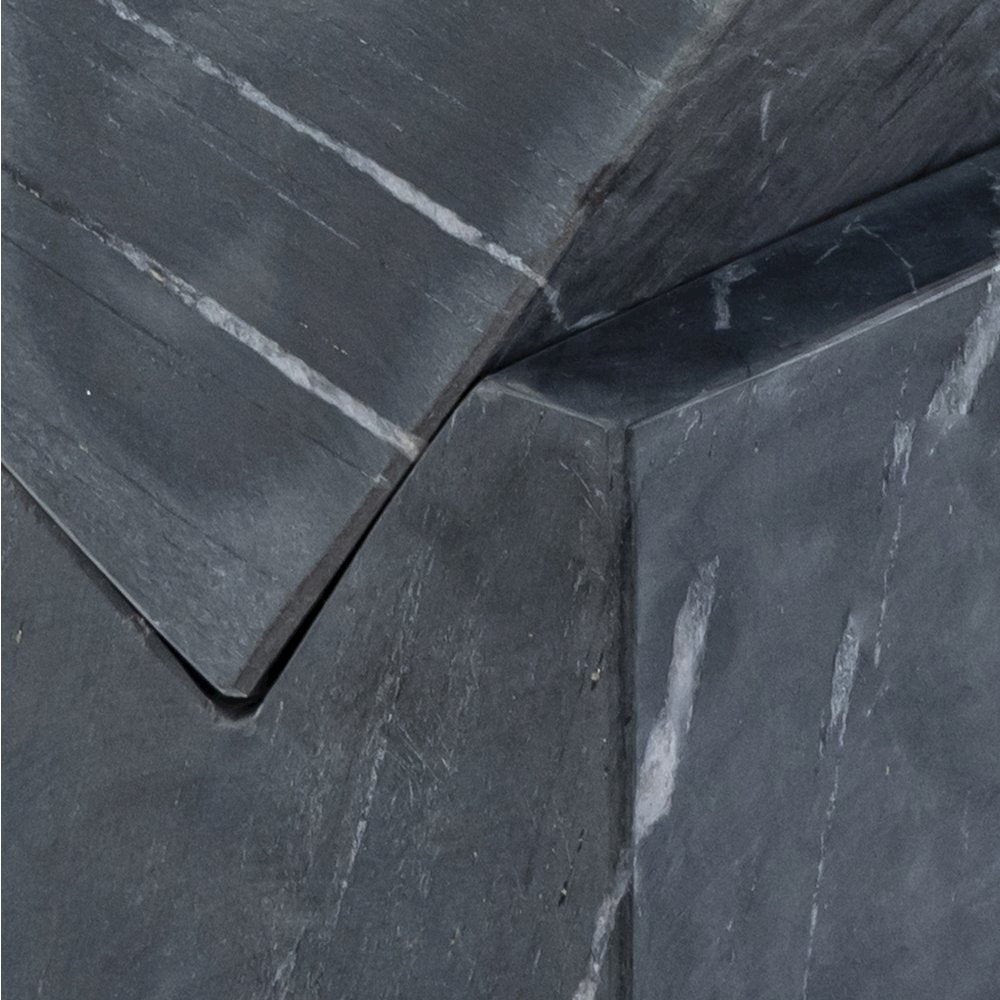 Quad Black Marble Decorative Cube