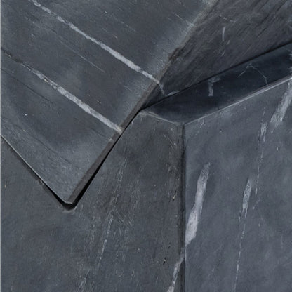 Quad Black Marble Decorative Cube