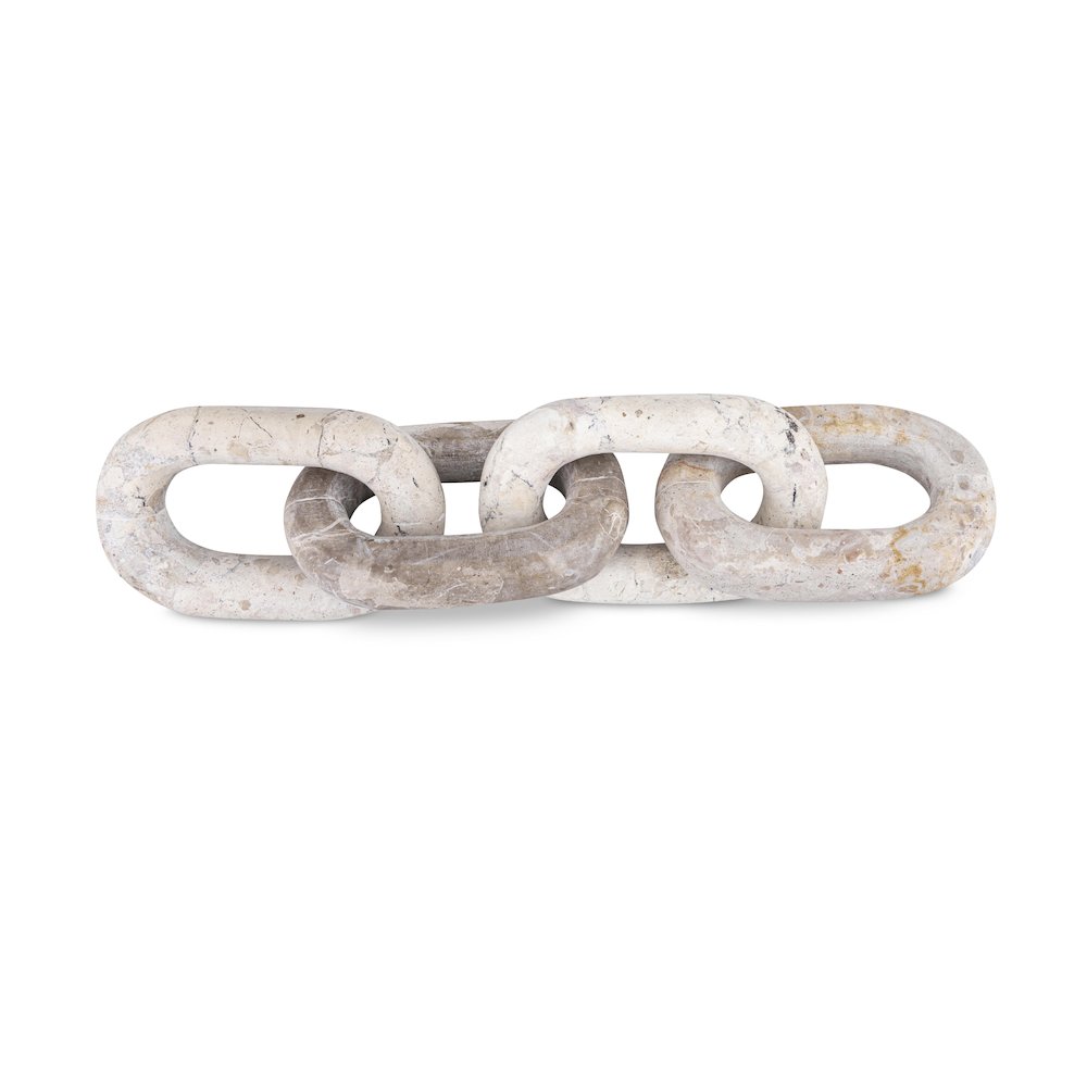 Lynx Beige Marble Decorative Chain Links