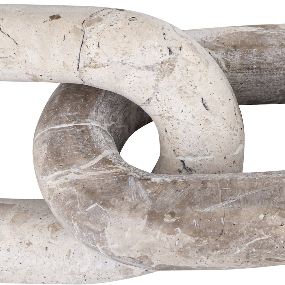 Lynx Beige Marble Decorative Chain Links
