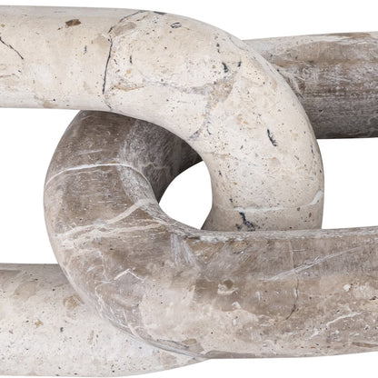 Lynx Beige Marble Decorative Chain Links