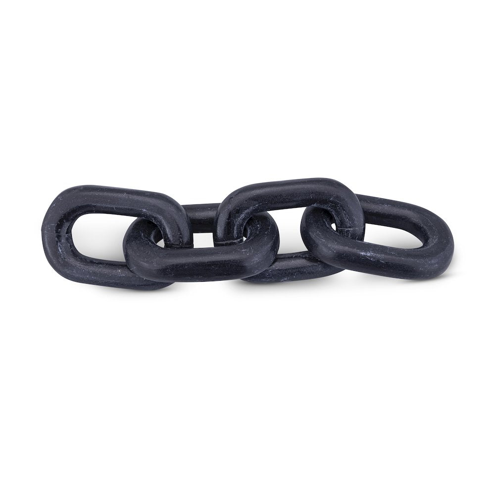 Lynx Black Marble Decorative Chain Links