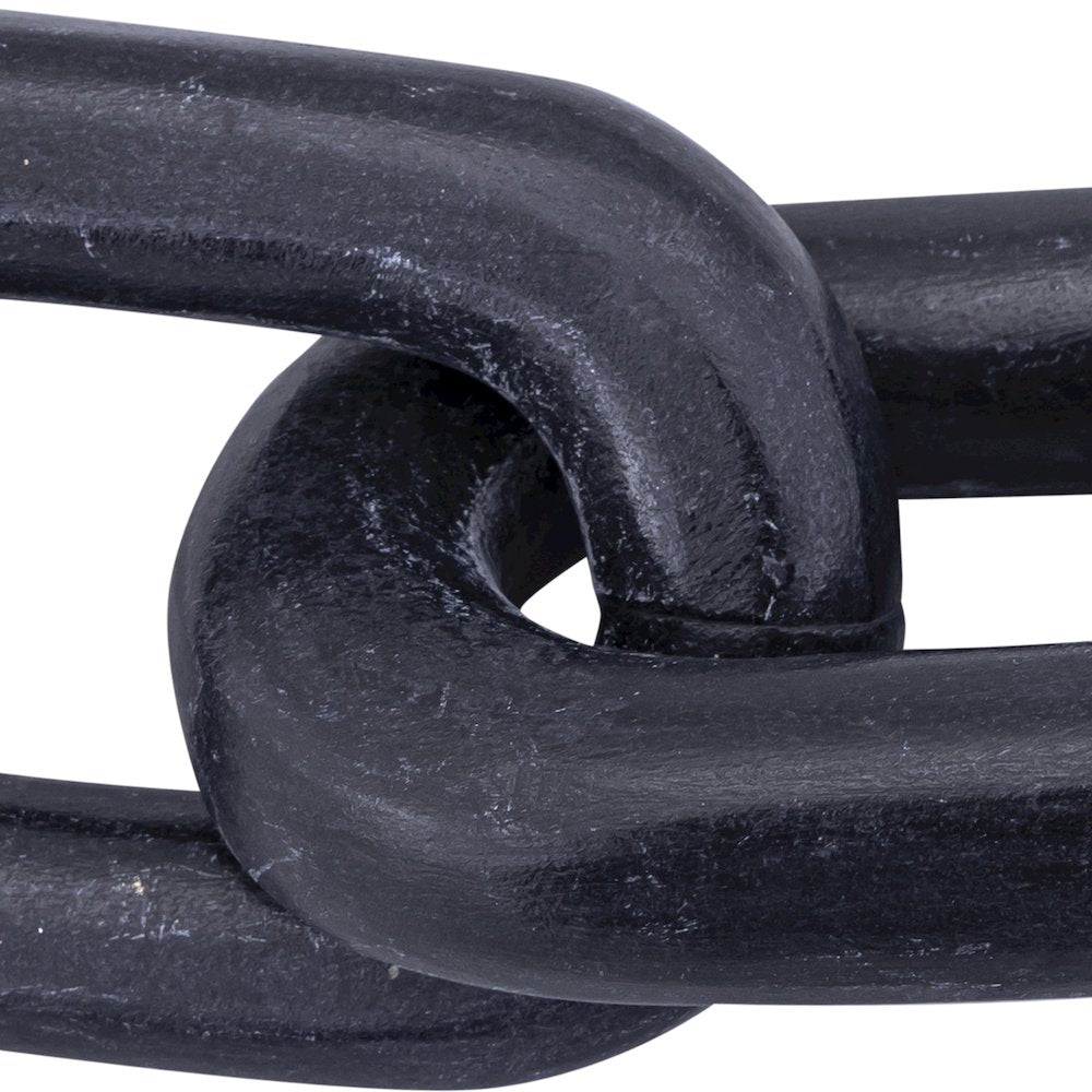 Lynx Black Marble Decorative Chain Links