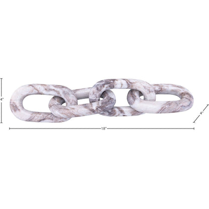 Lynx Brown Marble Decorative Chain Links