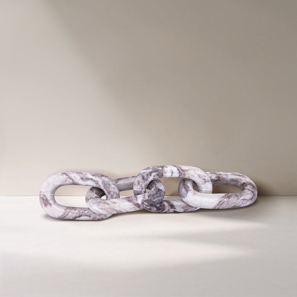 Lynx Brown Marble Decorative Chain Links