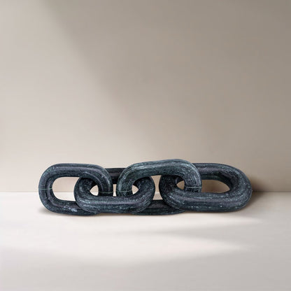 Lynx Green Marble Decorative Chain Links