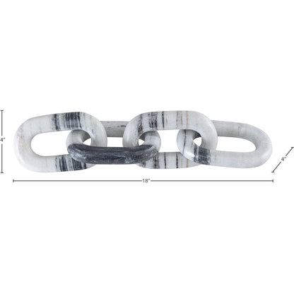 Lynx Panda Marble Decorative Chain Links