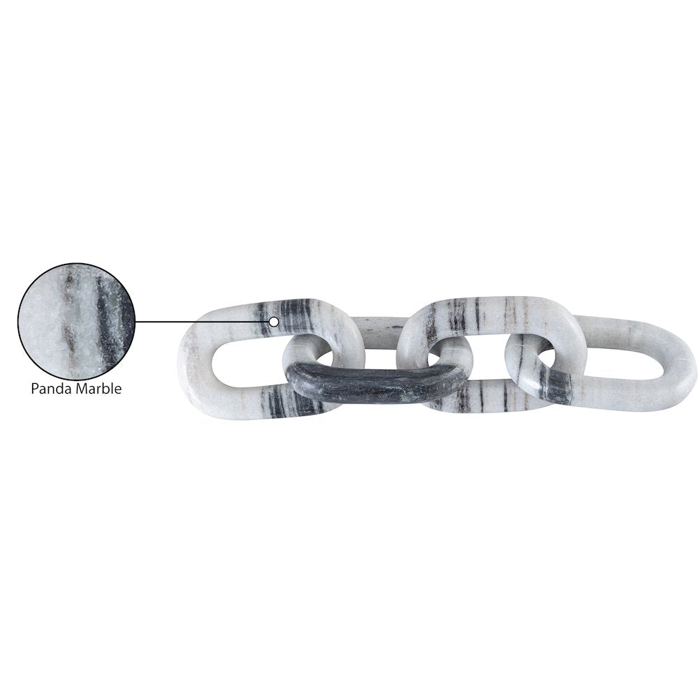 Lynx Panda Marble Decorative Chain Links